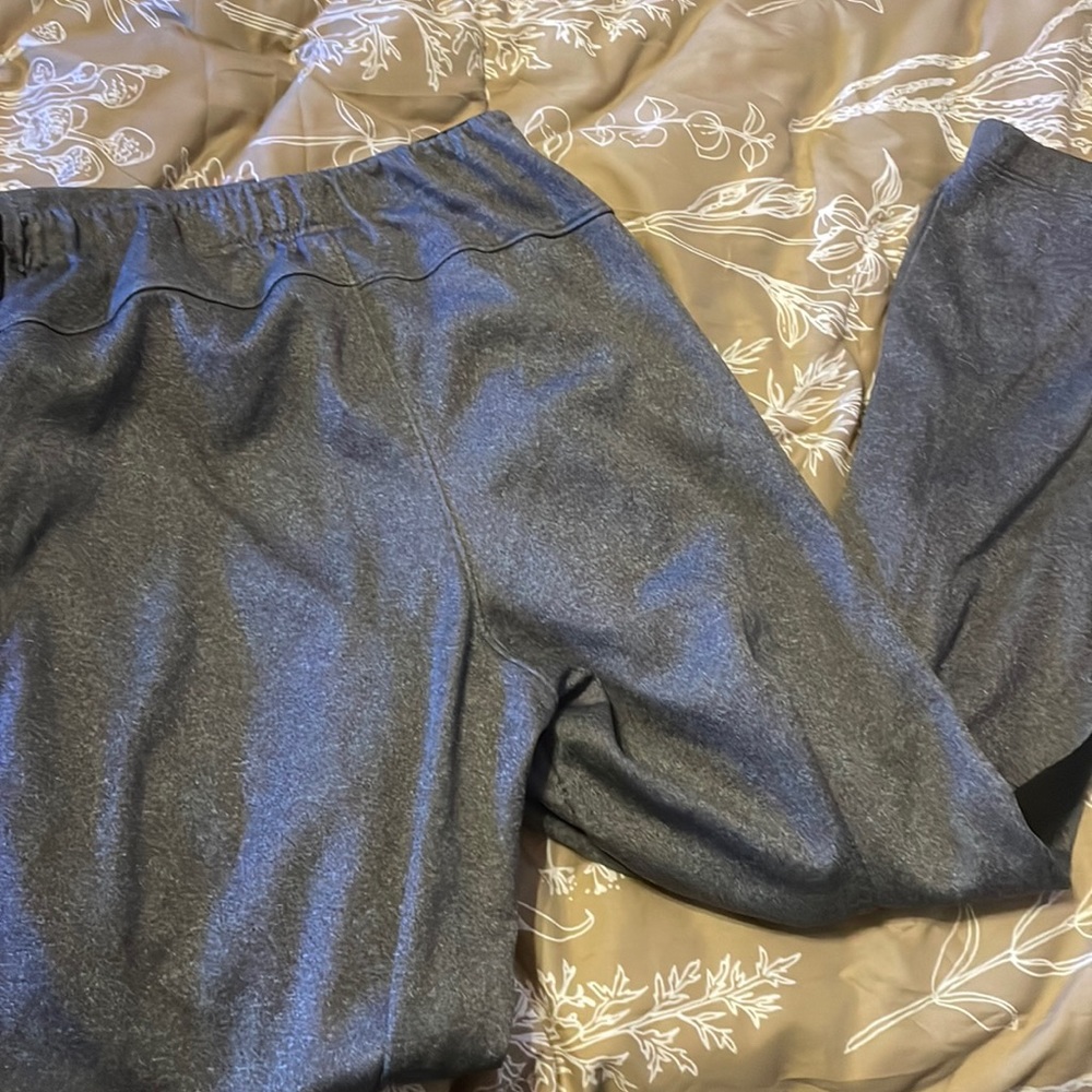 Gray and black Russel Sweatpants